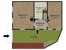 Prodej rodinného domu, Netolice, Koželužská, 70 m2