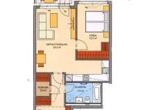 Prodej bytu 2+kk, Praha - Stodůlky, Siemensova, 54 m2