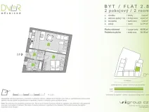 Prodej bytu 2+kk, Brandýs nad Labem-Stará Boleslav - Stará Boleslav, Mělnická, 49 m2