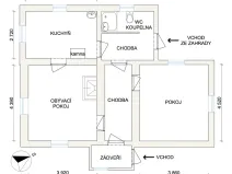 Prodej rodinného domu, Rychvald, Lesnická, 63 m2