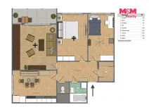Prodej bytu 3+1, Příbram - Příbram VIII, Školní, 87 m2