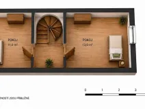 Pronájem rodinného domu, Brno, Míčkova, 80 m2