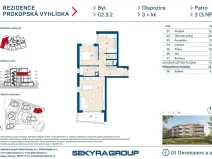 Prodej bytu 3+kk, Praha - Jinonice, Radlická, 76 m2
