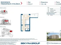 Prodej bytu 1+kk, Praha - Jinonice, Radlická, 29 m2