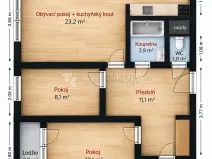 Prodej bytu 3+kk, Praha - Chodov, Machkova, 64 m2