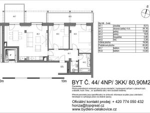 Prodej bytu 3+kk, Čelákovice, Křižíkova, 81 m2