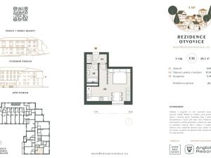 Prodej bytu 1+kk, Otvovice, 29 m2
