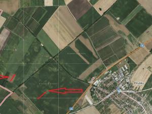 Prodej zemědělské půdy, Hrušky, 2380 m2