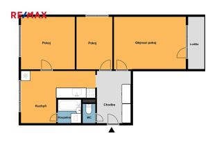 Prodej bytu 3+1, Křivoklát, 68 m2