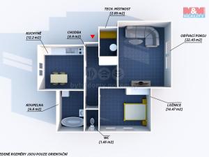 Prodej bytu 2+1, Chudenice, Rejchova, 69 m2