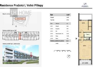 Prodej bytu 2+kk, Velké Přílepy, 67 m2