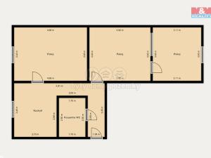 Prodej bytu 2+1, Hranice, Zahradní, 63 m2