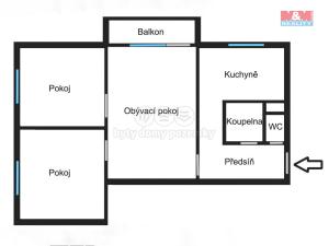 Prodej bytu 3+1, Přerov - Přerov I-Město, Optiky, 60 m2