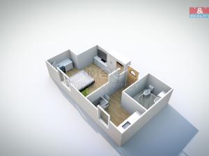 Prodej bytu 1+1, Velké Březno - Valtířov, 28 m2