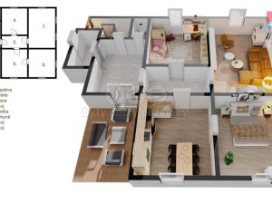 Prodej bytu 3+1, Vitice - Hřiby, 110 m2