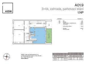 Prodej bytu 3+kk, Kouřim, Nová, 70 m2