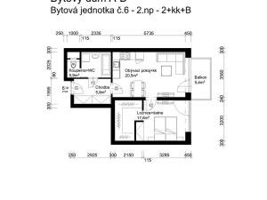 Prodej bytu 2+kk, Lanškroun, 50 m2