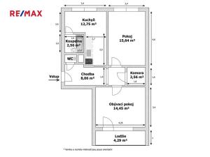 Pronájem bytu 2+1, Mohelnice, Pionýrů, 52 m2