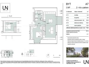 Prodej bytu 2+kk, Třeboň, Za nádražím, 74 m2