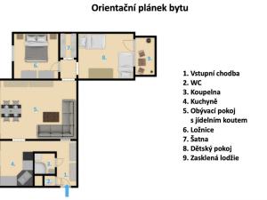 Prodej bytu 3+1, Český Krumlov - Domoradice, Urbinská, 78 m2