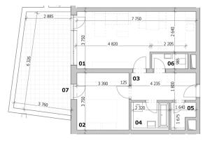 Prodej bytu 2+kk, Karlovy Vary, 60 m2