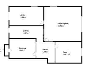 Prodej bytu 3+1, Praha - Žižkov, Hartigova, 94 m2