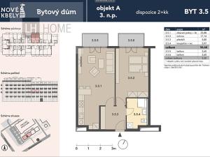 Prodej bytu 2+kk, Praha - Kbely, Mladoboleslavská, 56 m2