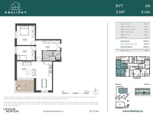 Prodej bytu 3+kk, Praha - Kbely, Hůlkova, 84 m2