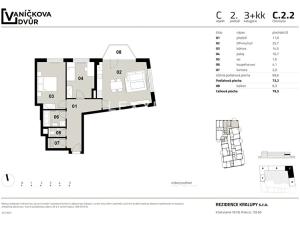 Prodej bytu 3+kk, Kralupy nad Vltavou, 73 m2