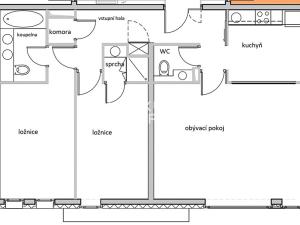 Pronájem bytu 3+kk, Praha - Bubeneč, Pod Kaštany, 98 m2