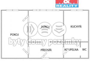 Prodej bytu 2+1, Havířov - Šumbark, Moravská, 44 m2