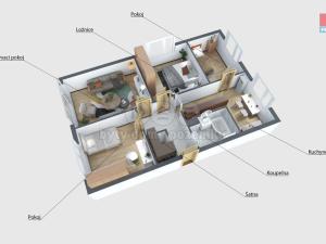 Prodej bytu 3+1, Děčín - Děčín IX-Bynov, Na Pěšině, 75 m2