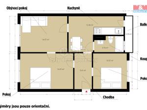 Pronájem bytu 3+1, Bělčice, Sportovní, 71 m2