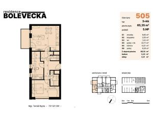 Pronájem bytu 3+kk, Plzeň - Severní Předměstí, Bolevecká, 69 m2