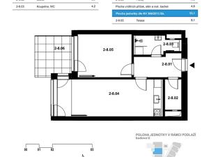 Prodej bytu 2+kk, Brno, Nové sady, 53 m2