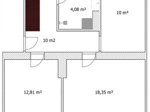 Prodej bytu 2+1, Červený Kostelec, Manželů Burdychových, 56 m2