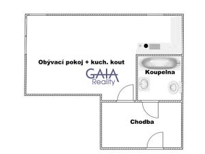 Prodej bytu 1+kk, Strážnice, Ořechovka, 41 m2