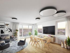 Prodej bytu 2+kk, Praha - Prosek, Nad Krocínkou, 49 m2