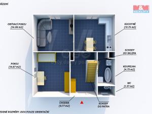 Prodej rodinného domu, Radnice, Puchmajerova, 83 m2