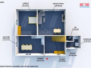 Prodej rodinného domu, Klenčí pod Čerchovem - Jindřichova Hora, 110 m2