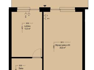 Prodej bytu 2+kk, Trutnov, Chodská, 69 m2