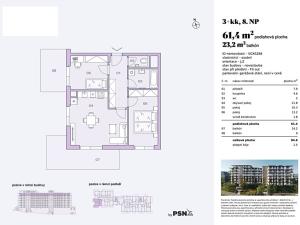 Prodej bytu 3+kk, Praha - Modřany, Československého exilu, 64 m2