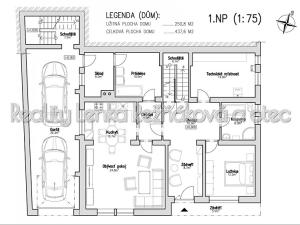 Prodej vícegeneračního domu, Milovice, 438 m2