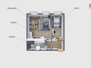 Prodej bytu 2+kk, Ústí nad Labem - Všebořice, Spartakiádní, 47 m2