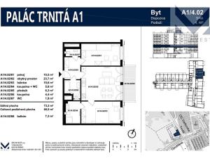 Prodej bytu 3+kk, Brno, Trnitá