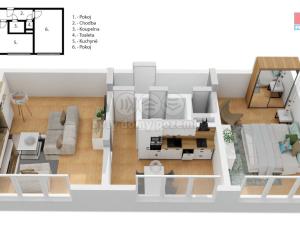 Prodej bytu 2+1, Hradec Králové - Pražské Předměstí, Čechova, 48 m2