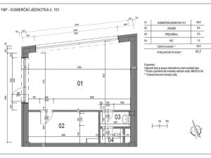 Prodej obchodního prostoru, Brno, Na pískové cestě, 43 m2