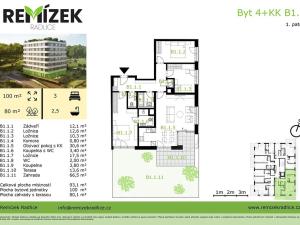 Prodej bytu 4+kk, Praha - Radlice, U Komína, 100 m2