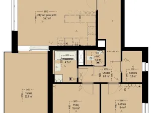 Prodej bytu 3+kk, Trutnov, Chodská, 101 m2