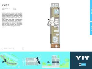 Prodej bytu 2+kk, Praha - Košíře, Naskové, 58 m2